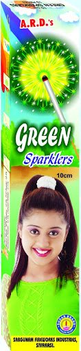 12CM GREEN SPARKLERS