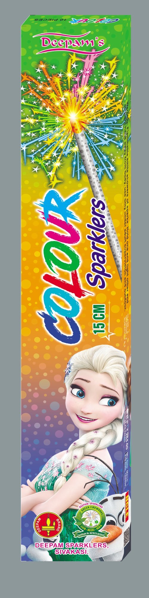 15CM COLOUR SPARKLERS